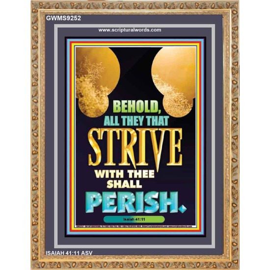 ALL THEY THAT STRIVE WITH YOU   Contemporary Christian Poster   (GWMS9252)   
