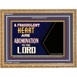 WHAT ARE ABOMINATION TO THE LORD   Large Framed Scriptural Wall Art   (GWMS9273)   "34x28"