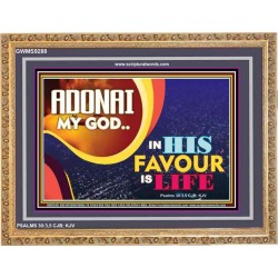 ADONAI MY GOD   Bible Verse Framed for Home Online   (GWMS9288)   