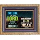 SEEK THE LORD WHEN HE IS NEAR   Bible Verse Frame for Home Online   (GWMS9403)   