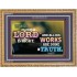 ALL HIS WORKS ARE DONE IN TRUTH   Scriptural Wall Art   (GWMS9412)   "34x28"