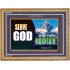 SERVE GOD UPON THIS MOUNTAIN   Framed Scriptures Dcor   (GWMS9415)   "34x28"