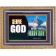 SERVE GOD UPON THIS MOUNTAIN   Framed Scriptures Dcor   (GWMS9415)   