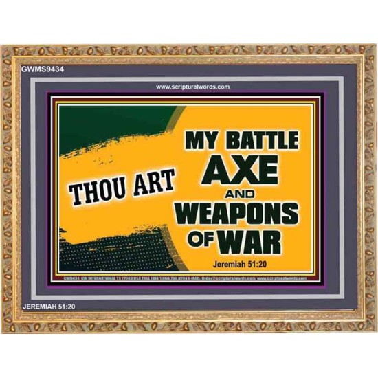 WEAPONS OF WAR   Christian Quotes Framed   (GWMS9434)   