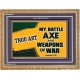 WEAPONS OF WAR   Christian Quotes Framed   (GWMS9434)   