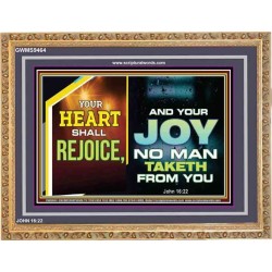 YOUR HEART SHALL REJOICE   Christian Wall Art Poster   (GWMS9464)   "34x28"