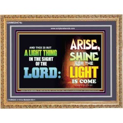 A LIGHT THING   Christian Paintings Frame   (GWMS9474c)   "34x28"