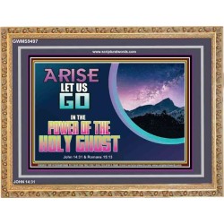 ARISE LET US GO HENCE   Wall Dcor   (GWMS9497)   