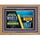 WATCH AND PRAY BRETHREN   Framed Interior Wall Decoration   (GWMS9516)   