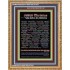 NAMES OF JESUS CHRIST WITH BIBLE VERSES IN GERMAN LANGUAGE {Namen Jesu Christi}   Wooden Frame  (GWMSNAMESOFCHRISTDEUTSCH)   "28x34"