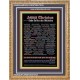 NAMES OF JESUS CHRIST WITH BIBLE VERSES IN GERMAN LANGUAGE {Namen Jesu Christi}   Wooden Frame  (GWMSNAMESOFCHRISTDEUTSCH)   