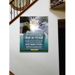 WATER OF LIFE   Christian Quotes Framed   (GWOVERCOMER082)   "44X62"