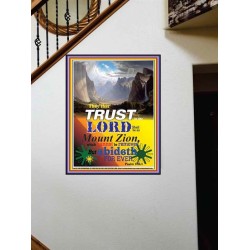 BE AS MOUNT ZION   Modern Christian Wall Dcor   (GWOVERCOMER1747)   "44X62"