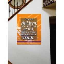 TRUE LOVE   Contemporary Christian Wall Art Acrylic Glass frame   (GWOVERCOMER232)   "44X62"