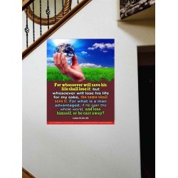 WHOSOEVER   Bible Verse Framed for Home   (GWOVERCOMER3779)   "44X62"