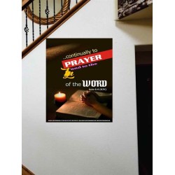 THE WORD   Contemporary Christian Wall Art Frame   (GWOVERCOMER3989)   