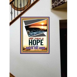 THERE IS HOPE IN THINE END   Contemporary Christian poster   (GWOVERCOMER4921)   