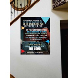 ABOMINATION UNTO THE LORD   Scriptures Wall Art   (GWOVERCOMER5190)   