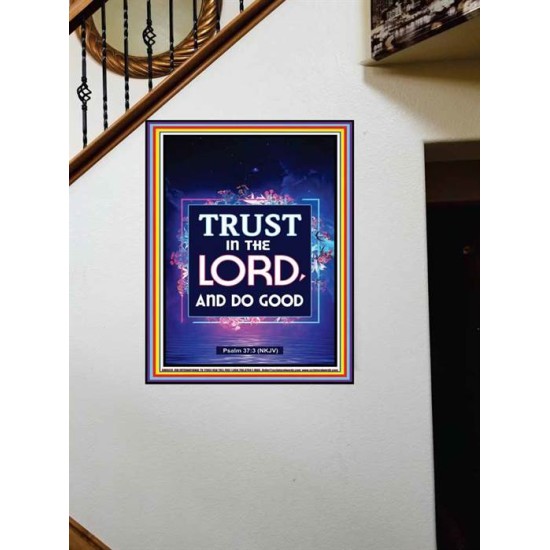 TRUST IN THE LORD   Bible Scriptures on Forgiveness Frame   (GWOVERCOMER6515)   