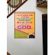 ALL THINGS ARE FROM GOD   Scriptural Portrait Wooden Frame   (GWOVERCOMER6882)   