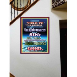 UNRIGHTEOUSNESS   Contemporary Christian Paintings Acrylic Glass frame   (GWOVERCOMER7369)   "44X62"