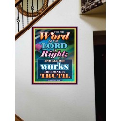 WORD OF THE LORD   Contemporary Christian poster   (GWOVERCOMER7370)   "44X62"