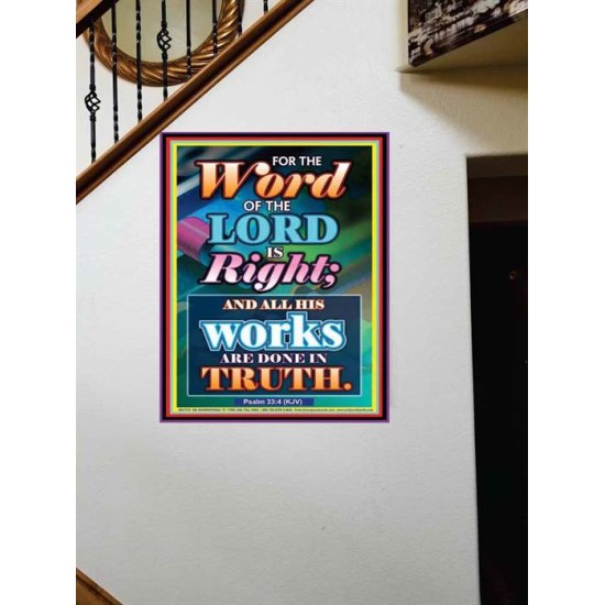 WORD OF THE LORD   Contemporary Christian poster   (GWOVERCOMER7370)   