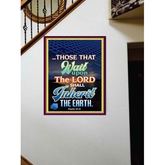 WAIT UPON THE LORD   Bible Verses Frame for Home   (GWOVERCOMER7425)   