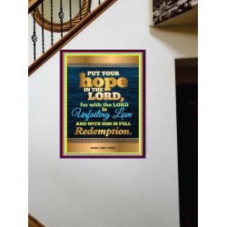 UNFAILING LOVE   Bible Scriptures on Love frame   (GWOVERCOMER7630)   "44X62"