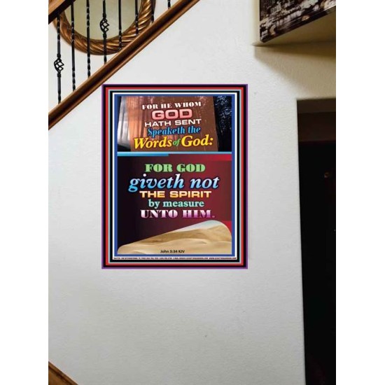 WORDS OF GOD   Bible Verse Picture Frame Gift   (GWOVERCOMER7724)   