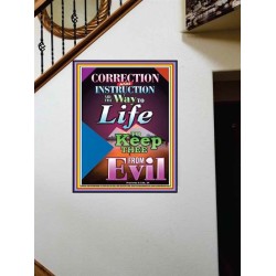 THE WAY TO LIFE   Scripture Art Acrylic Glass Frame   (GWOVERCOMER8200)   
