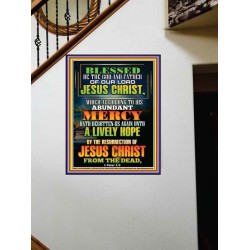 ABUNDANT MERCY   Scripture Wood Frame Signs   (GWOVERCOMER8731)   