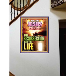 THE RESURRECTION AND THE LIFE   Christian Wall Dcor   (GWOVERCOMER8766)   