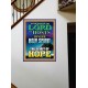 THE SPIRIT OF HOPE   Bible Verses Wall Art Acrylic Glass Frame   (GWOVERCOMER8798)   