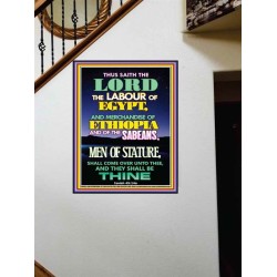 THEY SHALL BE THINE   Framed Restroom Wall Decoration   (GWOVERCOMER8829)   