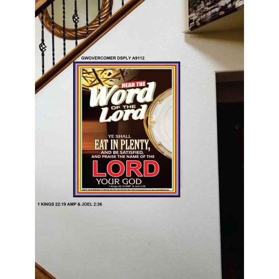THE WORD OF THE LORD   Bible Verses  Picture Frame Gift   (GWOVERCOMER9112)   