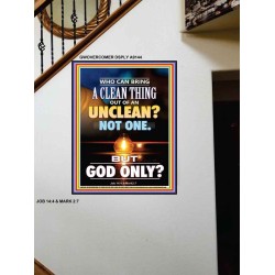 UNCLEAN   Scriptures Wall Art   (GWOVERCOMER9144)   "44X62"