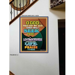 YOUR LOVING KINDNESS IS BETTER THAN LIFE   Biblical Paintings Acrylic Glass Frame   (GWOVERCOMER9239)   "44X62"