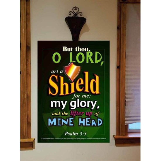A SHIELD FOR ME   Bible Verses For the Kids Frame    (GWOVERCOMER1752)   