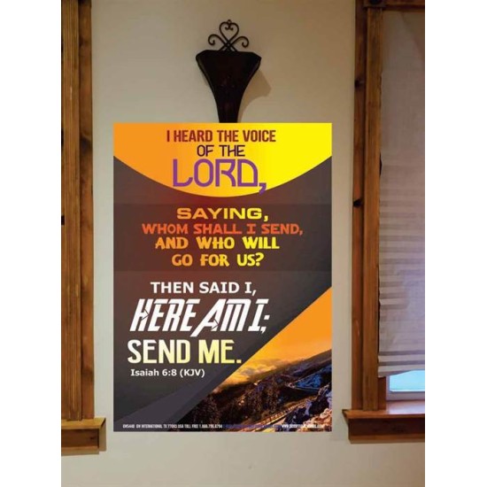 THE VOICE OF THE LORD   Scripture Wooden Frame   (GWOVERCOMER5440)   