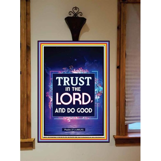 TRUST IN THE LORD   Bible Scriptures on Forgiveness Frame   (GWOVERCOMER6515)   