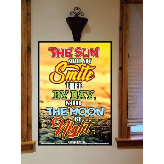 THE SUN SHALL NOT SMITE THEE   Christian Frame Wall Art   (GWOVERCOMER6659)   