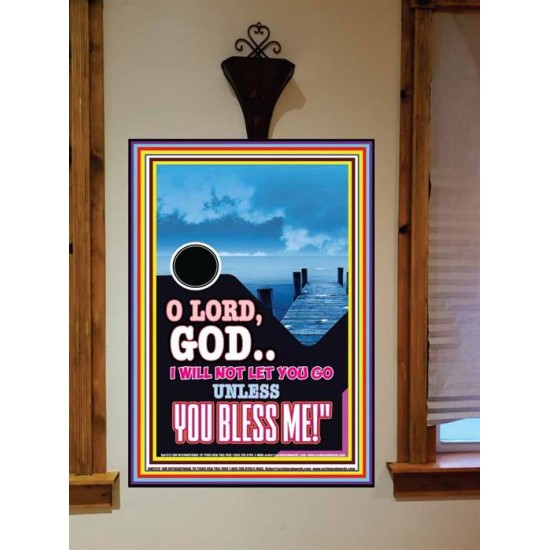 UNLESS YOU BLESS ME   Bible Verses Wall Art   (GWOVERCOMER7312)   