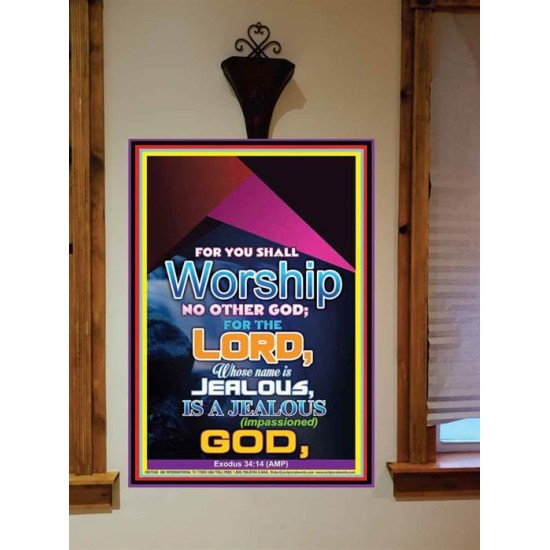 WORSHIP   Religious Art Frame   (GWOVERCOMER7346)   