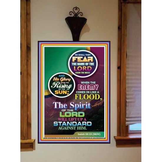 THE SPIRIT OF THE LORD   Contemporary Christian Paintings Frame   (GWOVERCOMER7883)   