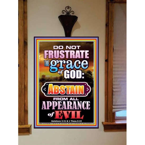 ABSTAIN FROM ALL APPEARANCE OF EVIL   Bible Scriptures on Forgiveness Frame   (GWOVERCOMER8600)   