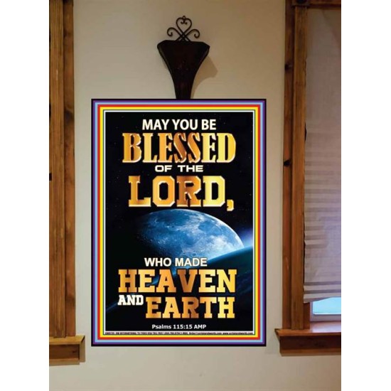 WHO MADE HEAVEN AND EARTH   Encouraging Bible Verses Framed   (GWOVERCOMER8735)   