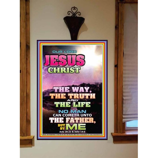 THE WAY TRUTH AND THE LIFE   Scripture Art Prints   (GWOVERCOMER8756)   