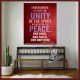 UNITY OF THE SPIRIT   Acrylic Glass Frame Scripture Art   (GWOVERCOMER3995)   