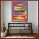 WORD OF THE LORD   Framed Hallway Wall Decoration   (GWOVERCOMER7384)   